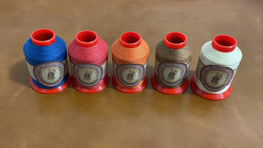 PREORDER! Fil maroquinerie Polycoton NM 28/4 Fil Au Chinois |  0,52 mm | 500 m