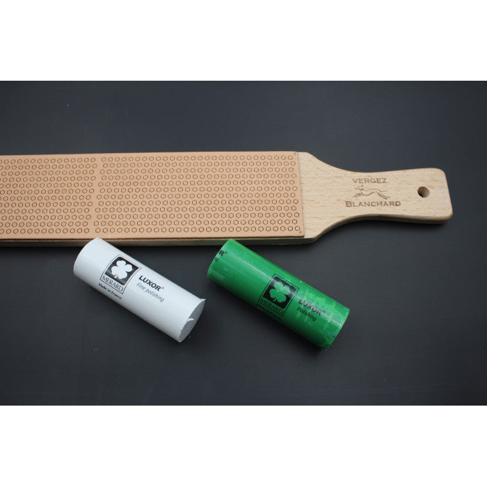 Vergez Blanchard Schärfset STROP LEATHER KIT