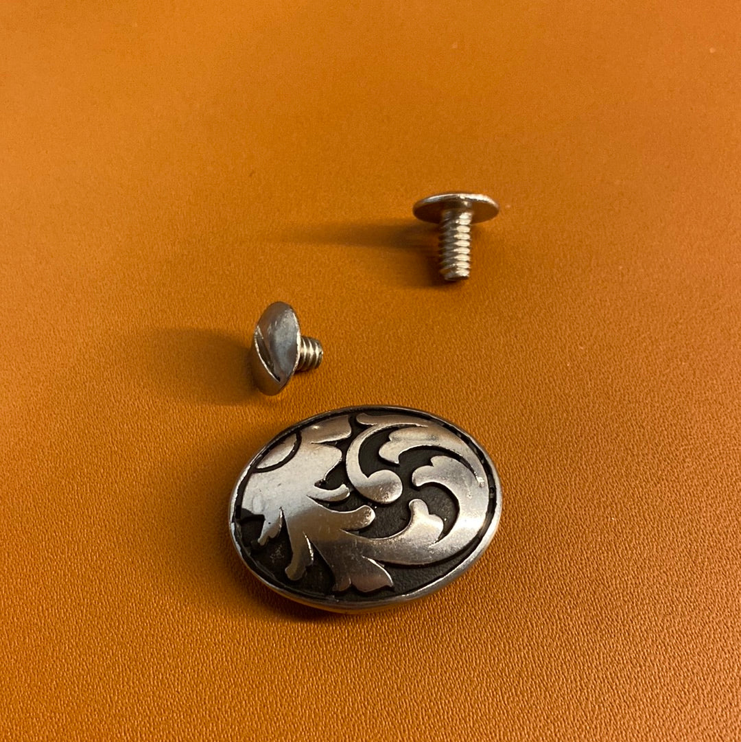080816 Oval Concho 2,8 x 2,1 cm