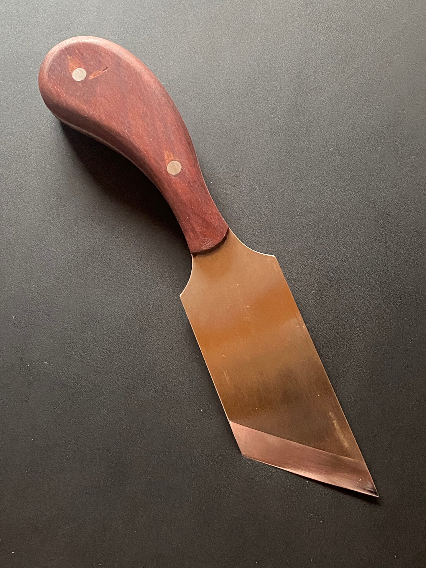 Kevin Lee Schärfmesser. Skiving knife.