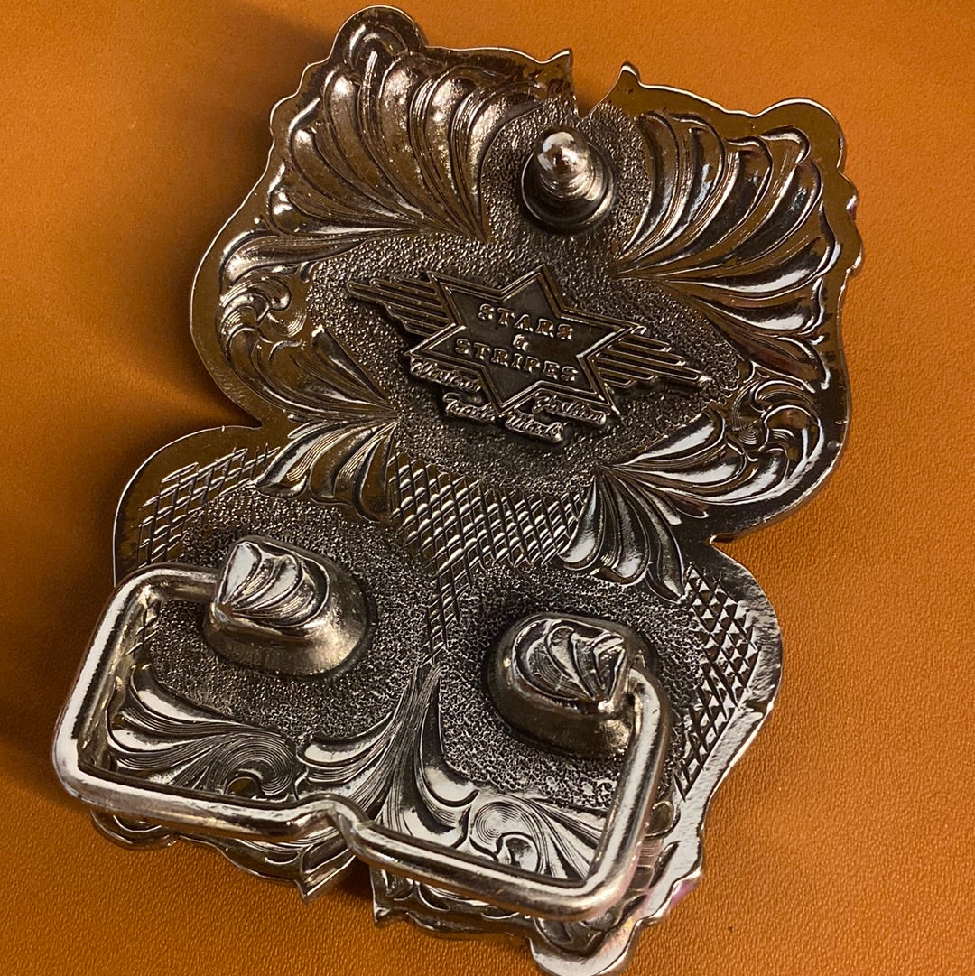 Exclusive western buckle Stars and Stripes GS-304. 40-43mm passage
