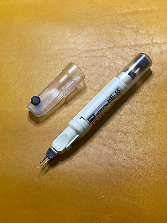 #6063 OKA Factory Fadenbrenner Heatpen HE-15 inclusi 2 punte di ricambio