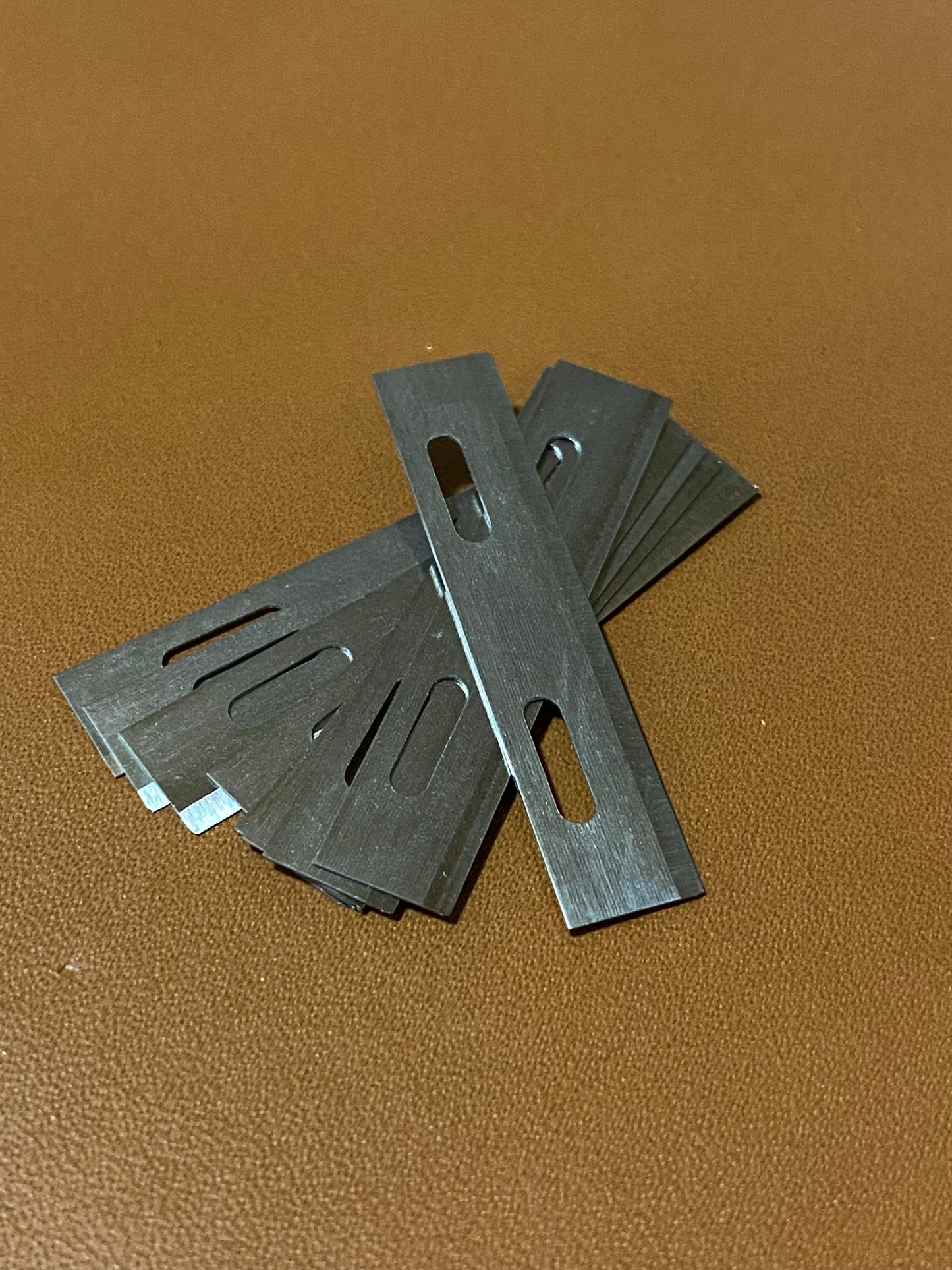 Replacement blades for leather planers