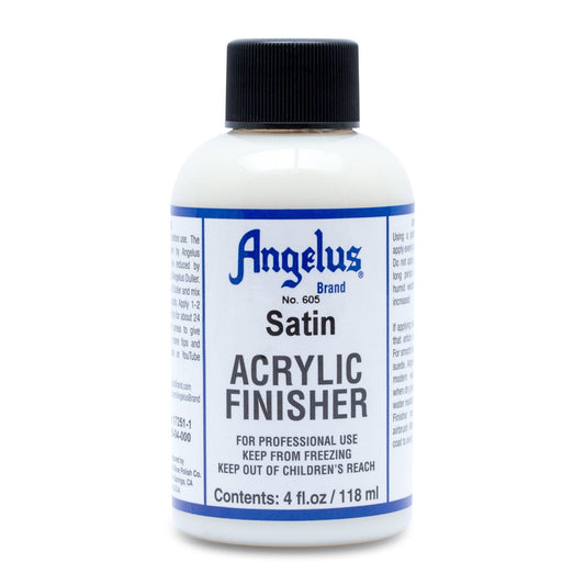 Finitore acrilico Angelus satinato (semiopaco) all'acqua n.605