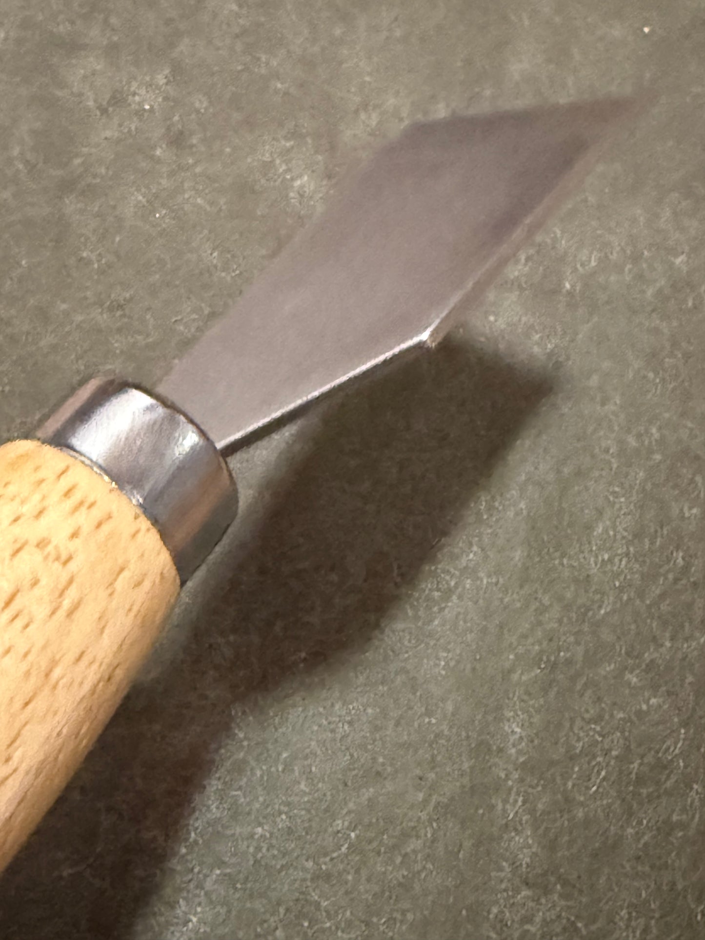 Kevin Lee Basic Schärfmesser. Skiving knife.