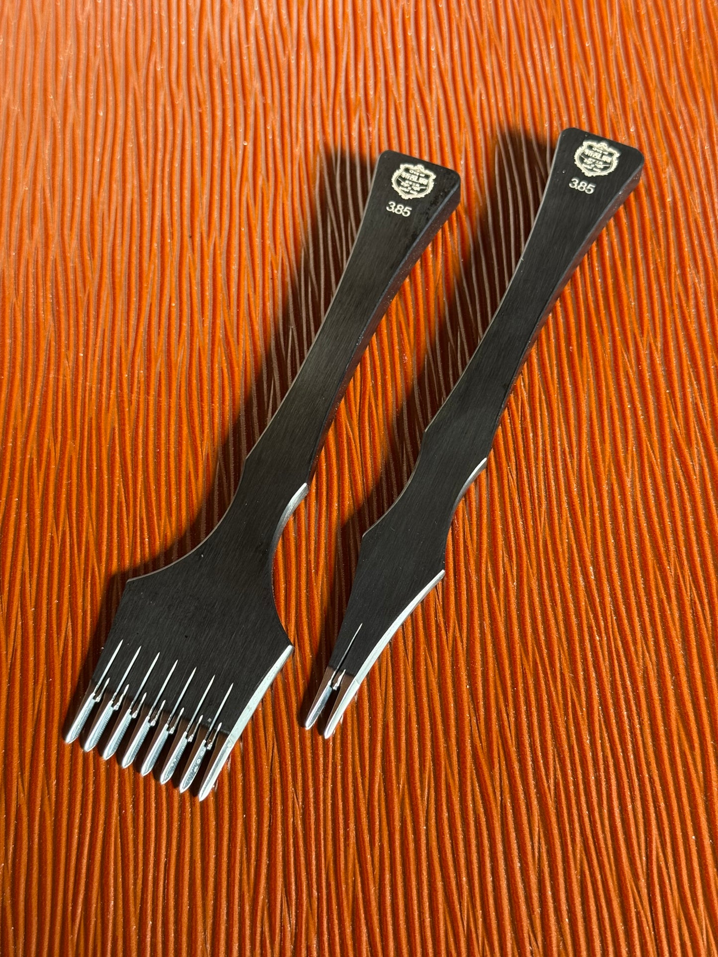 2er Set Kevin Lee Premium BLACK Prickeisen japanische Form. Japanese black diamond.