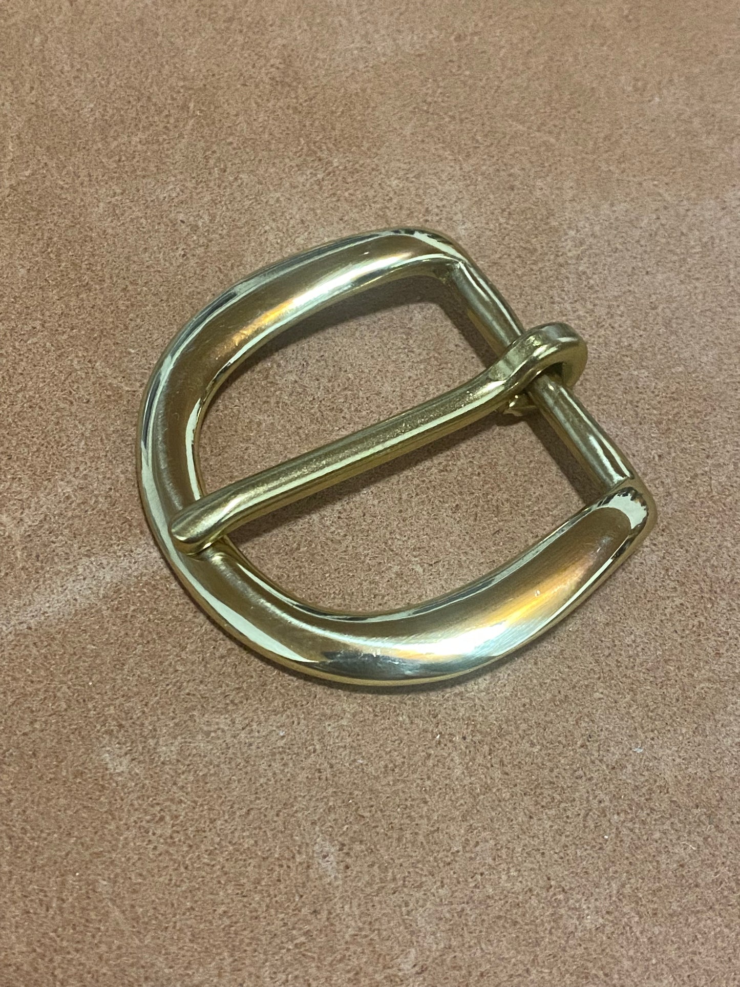 #00005 Fibbia per cintura 38 mm Massiv Messing