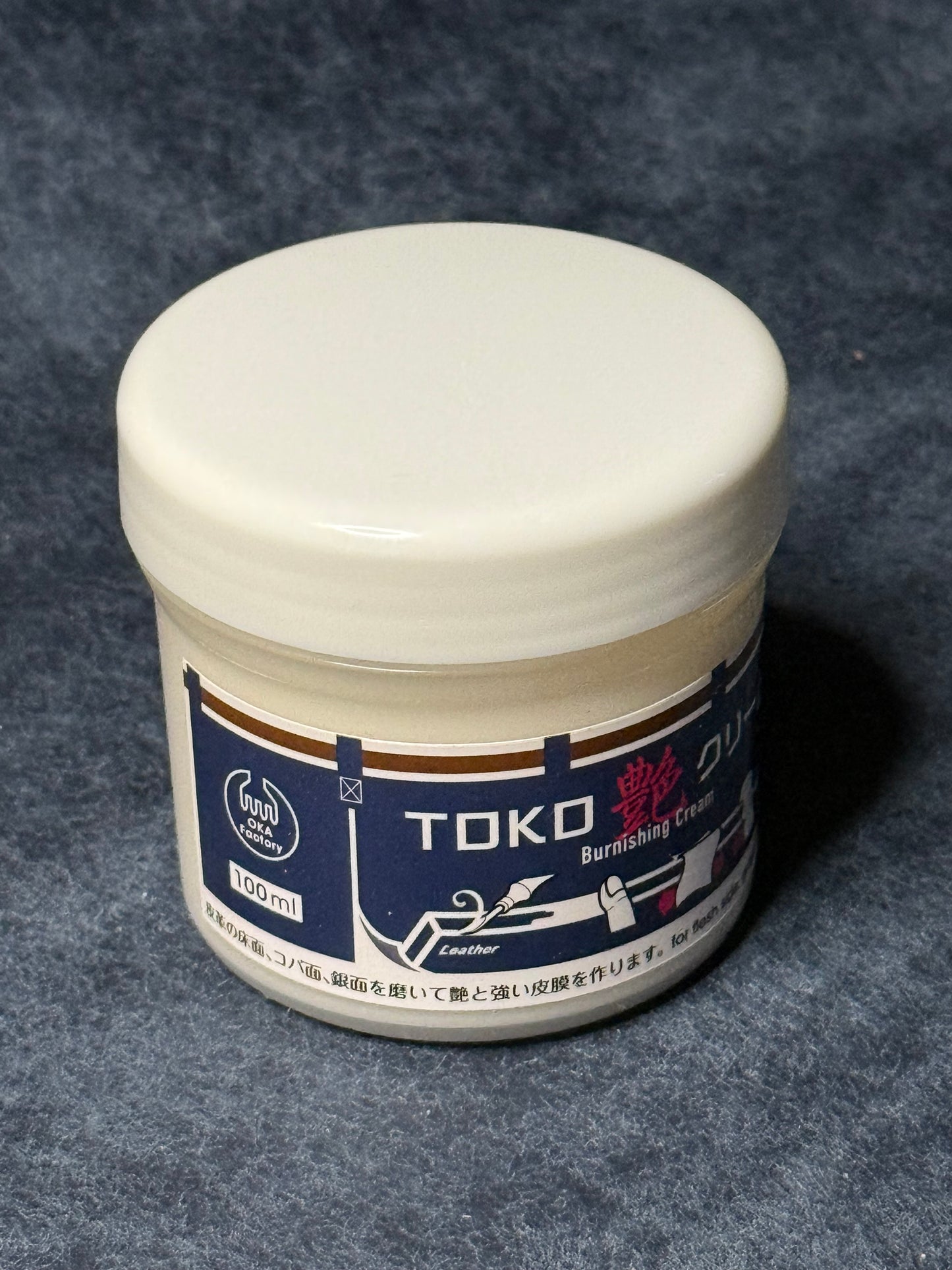 OKA Kantenpoliermittel Burnishing Cream mit Carnaubawachs