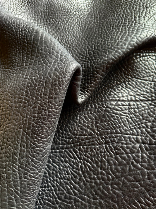 Taschenleder 2-2,2mm Schwarz Schrumpfleder 1/2 Hals Shoulder