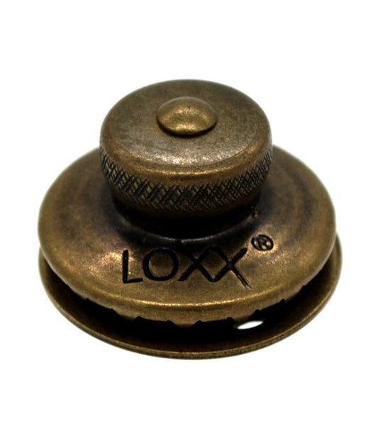 LOXX® Verschluss standard Altmessing kleiner Kopf
