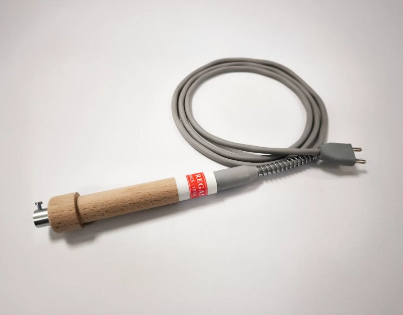 REGAD 1020B Holzgriff / wooden handle 150cm flacher Anschluss, Diameter 20mm