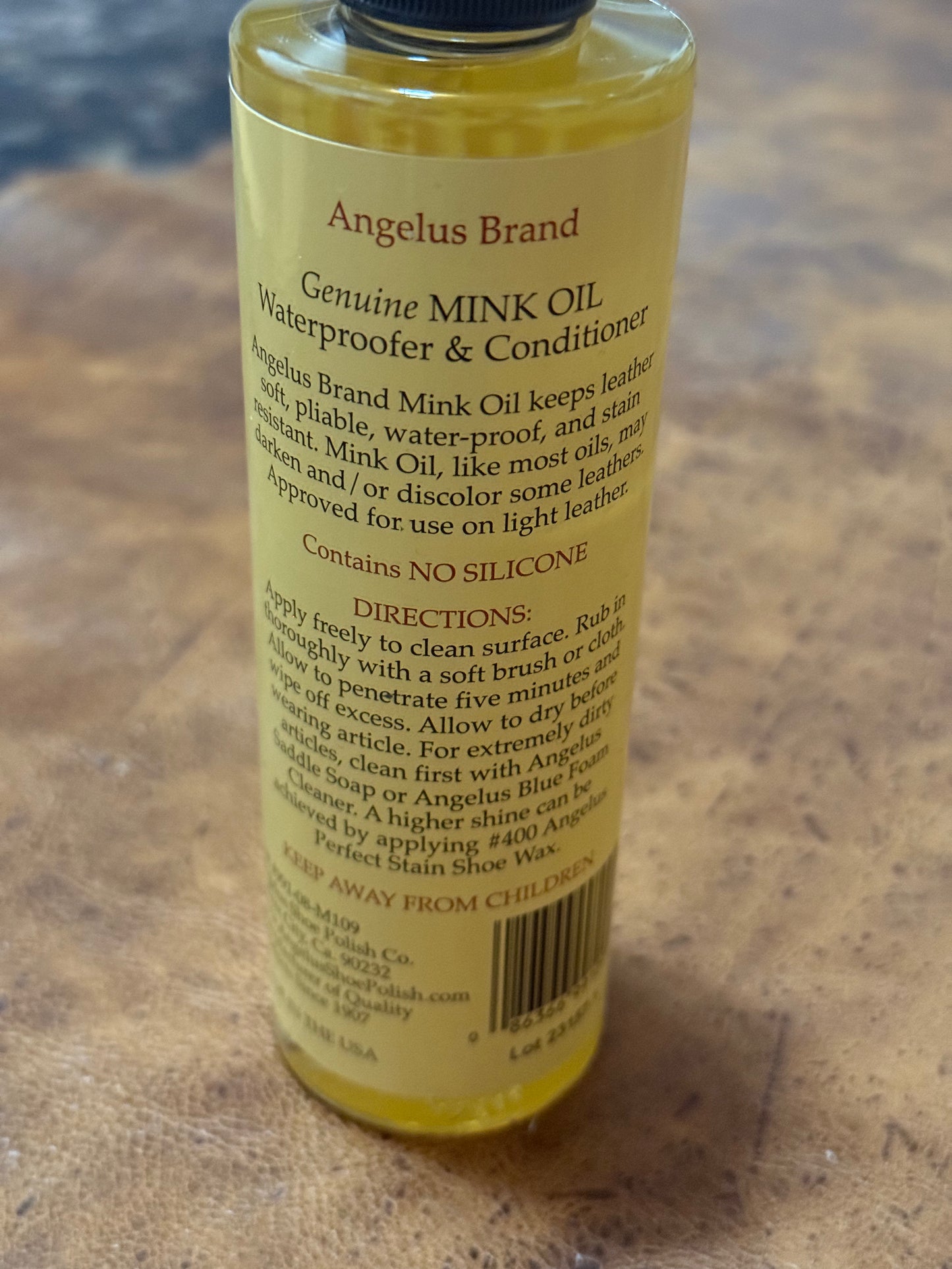 Angelus Mink Oil Pflegeöl 236ml