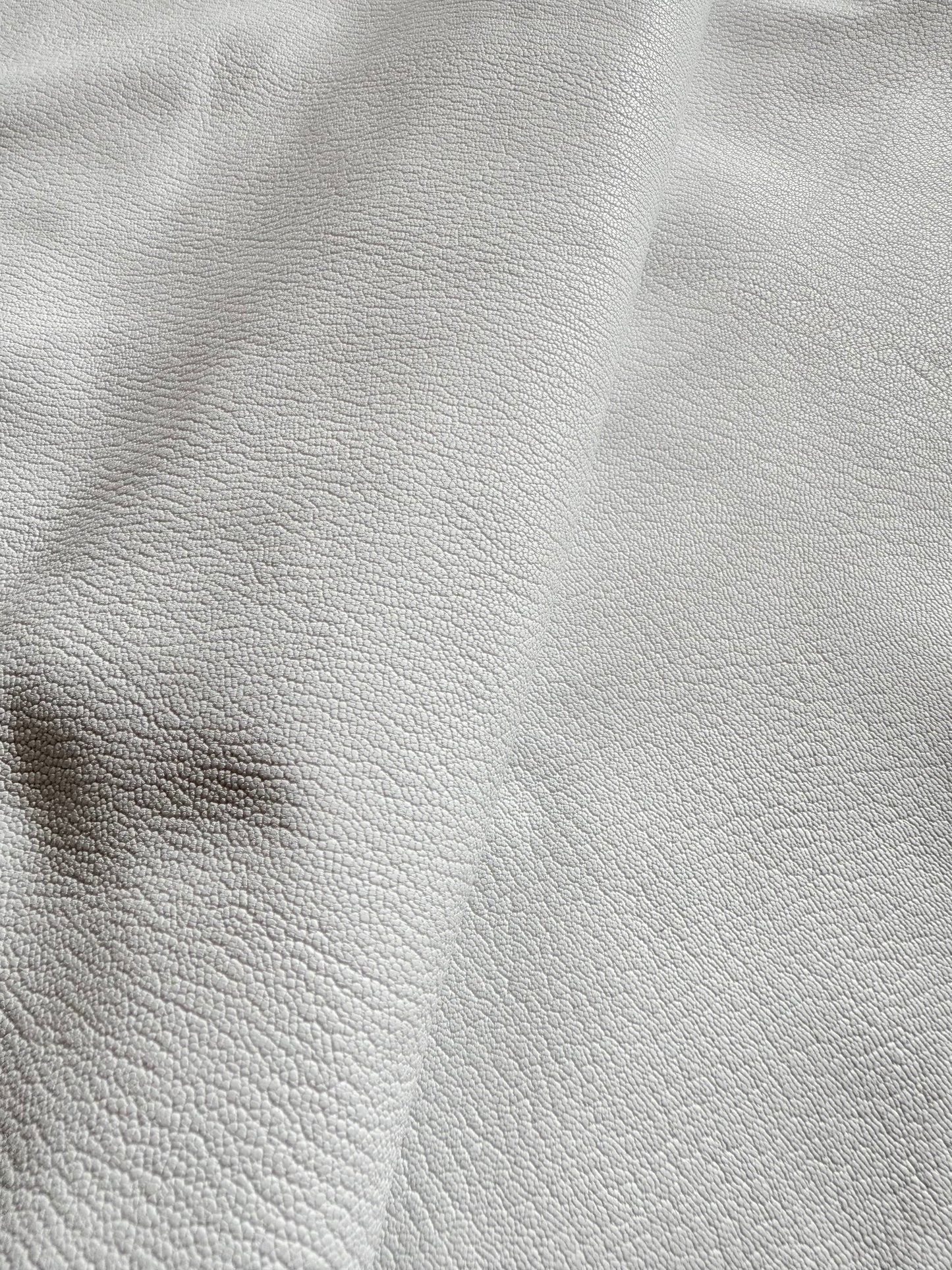 Ziegennappa Chèvre col. Weiß 0,38 m2 | 1,0 mm