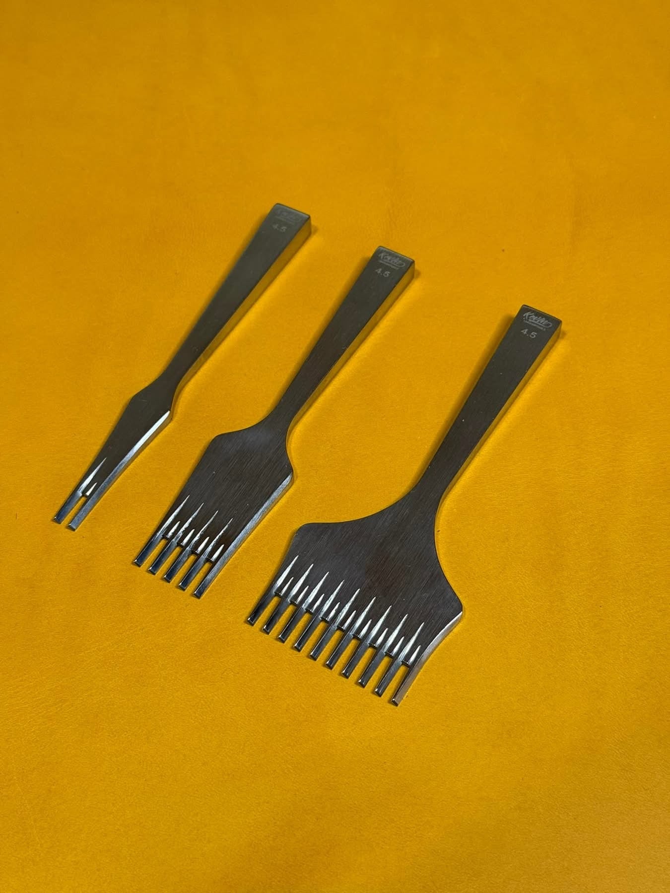 NEU 3er Set 2+4+10 Kevin Lee Premium Prickeisen französische Form