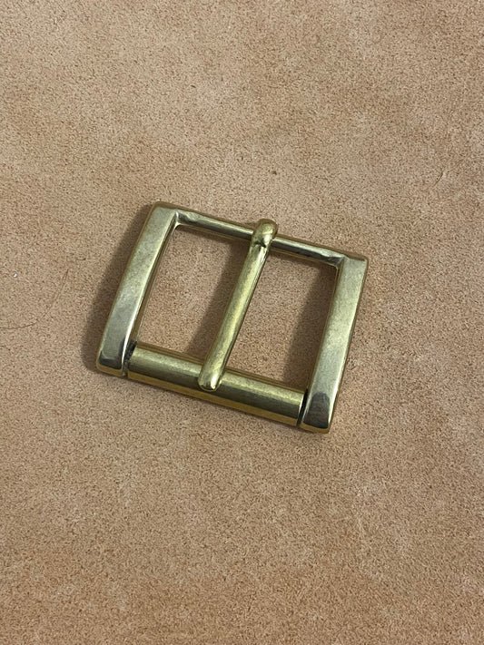 Rollschnalle Messingschnalle Massiv | Durchlass 40 / Länge innen 31 mm