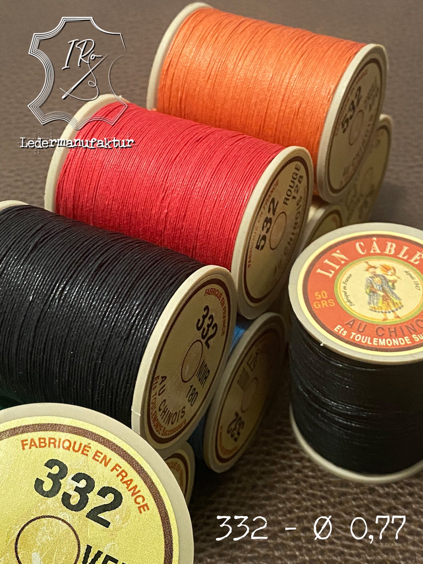Lin câblé 332 Fil Au Chinois Spule 50g Spule | 0,77 mm | 133 m