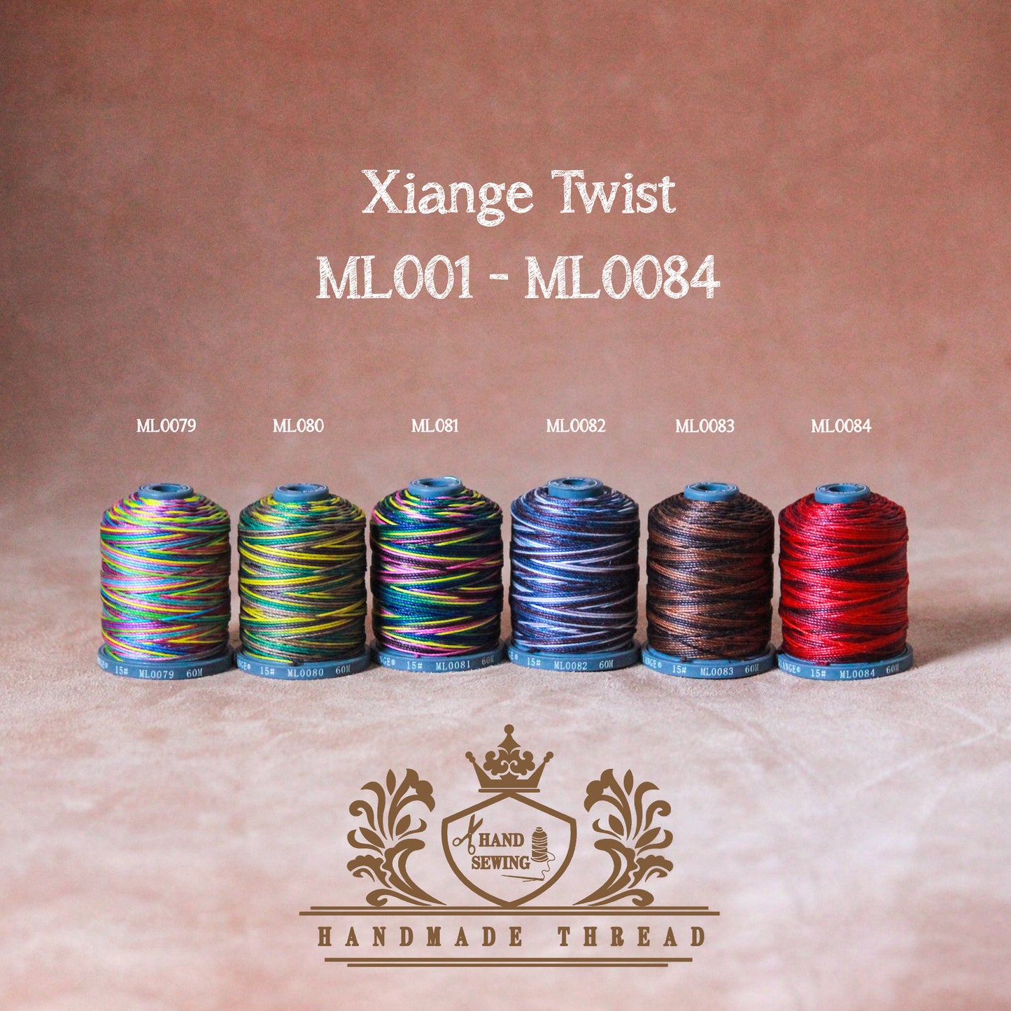 Filato di poliestere cerato Xiange Twist | 15# 0,6 mm | Bobine da 60 metri