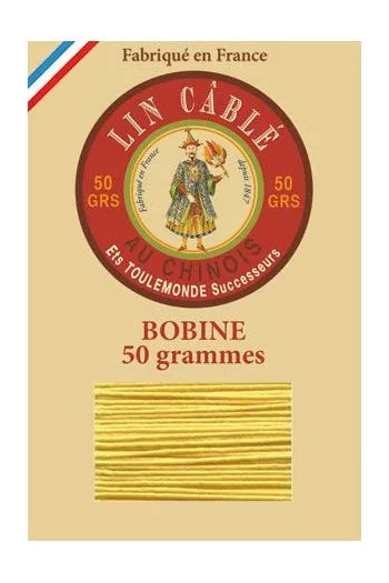 Polycottongarn Speciale Pelletteria Fil Au Chinois 28/4 | Bobina da 70 g | 0,58 mm | 500 m