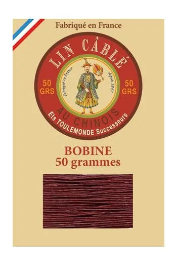 Polycottongarn Speciale Pelletteria Fil Au Chinois 50/3 | Bobina da 70 g | 0,33 mm | 1000 m