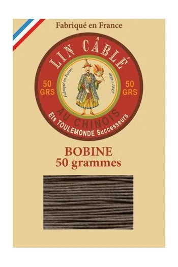Polycottongarn Speciale Pelletteria Fil Au Chinois 50/3 | Bobina da 70 g | 0,33 mm | 1000 m