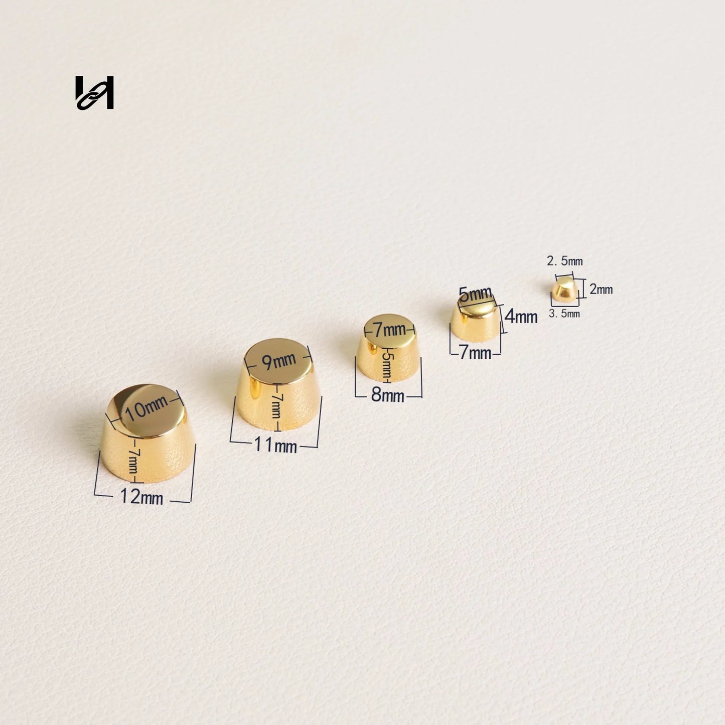 Hility Baghardware Bag Feet 10 mm