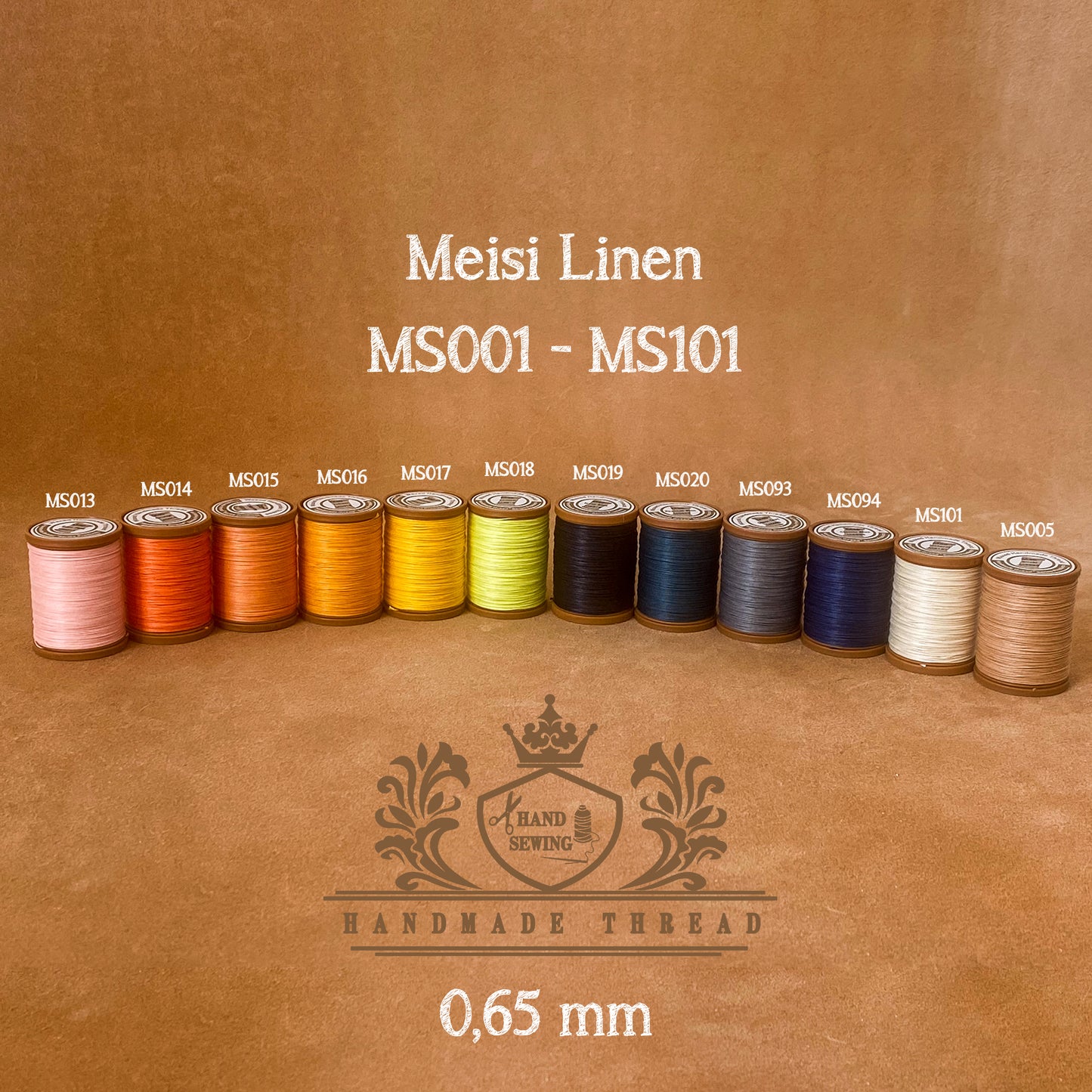 Meisi Linen | M60 0,65 mm | 50 m Spule