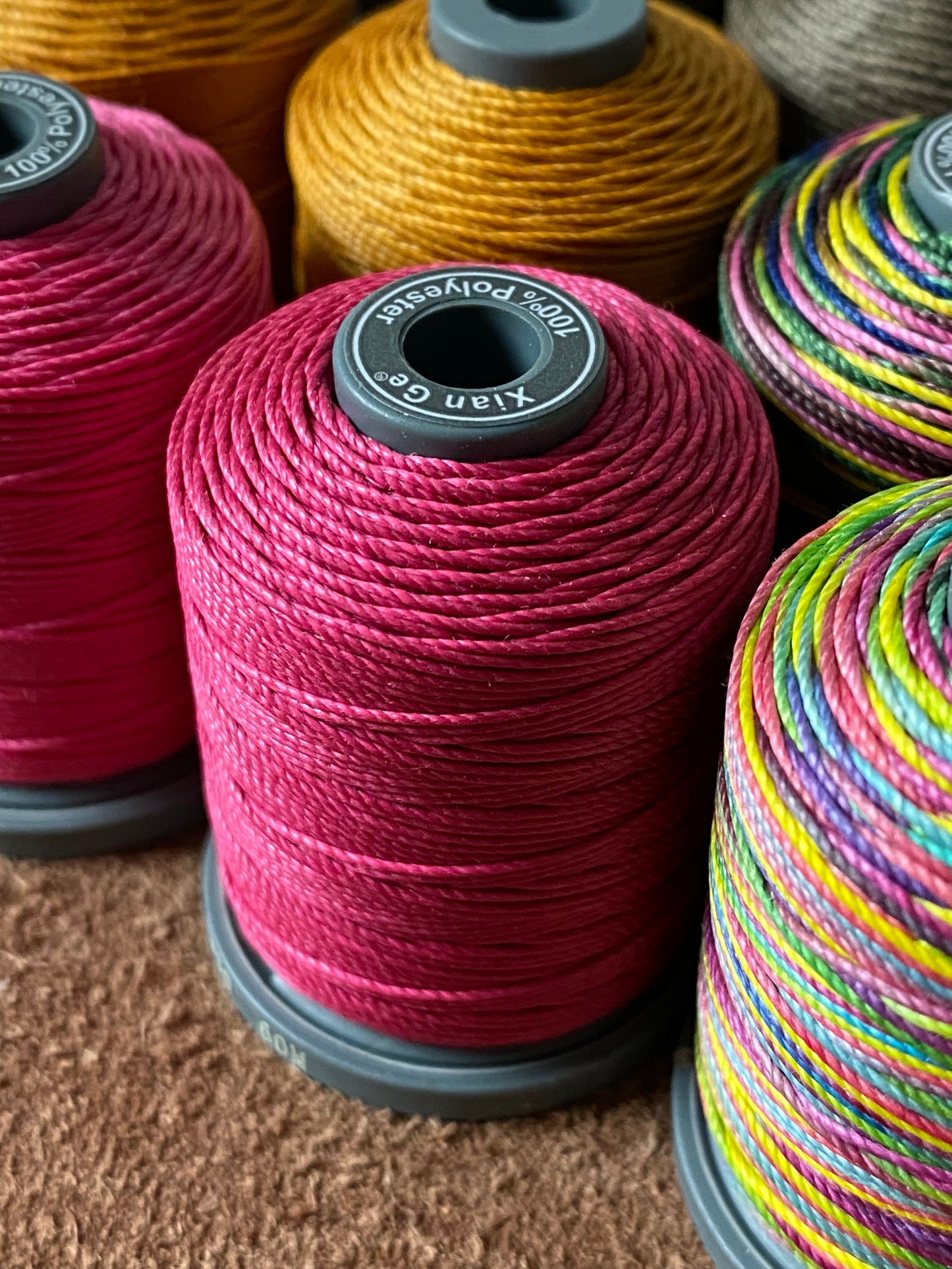 Filato di poliestere cerato Xiange Twist | 15# 0,6 mm | Bobine da 60 metri