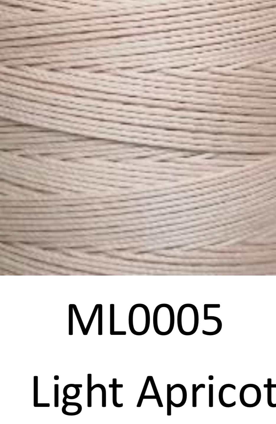 Filato di poliestere cerato Xiange Twist | 15# 0,6 mm | Bobine da 60 metri