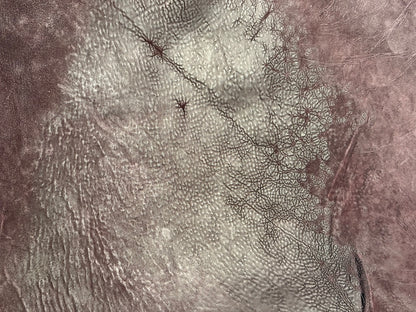 Horse leather Culatta 1,15 sqm. Col. Burgundy. 1.8-2.2 mm