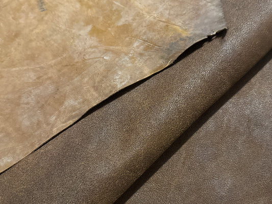 Horween Leder - DHF Waxed Flesh Chromexcel - Cinnamon Washed 5-6 Oz. 2-2,2mm