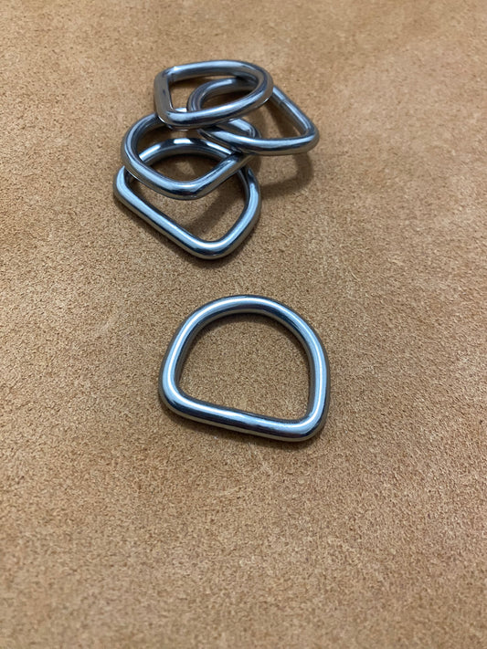 Anello D-Ring Edelstahl 25 mm x 21 x 4,0 mm