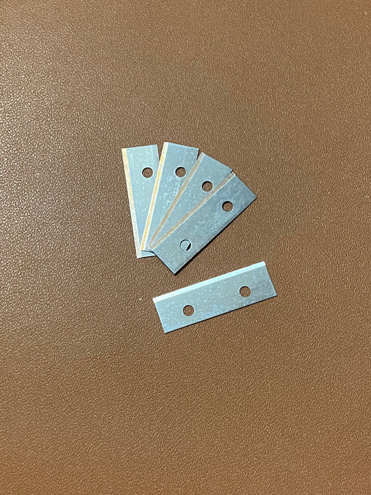 5 replacement blades for strap cutters.