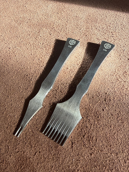 Set de 2 Kevin Lee Premium Prickeisen forma francesa.