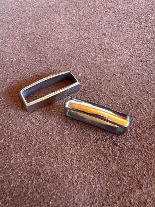 Edelstahl Schlaufe 35x8x10mm