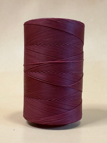 0,6 mm Ritza 25 tigre 100 m Spule | Filo da cucito per pelle, cerato. Punto a mano, forma piatta