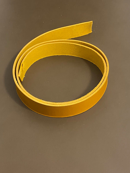 Cinturino Buttero 2,8 mm giallo 120 cm