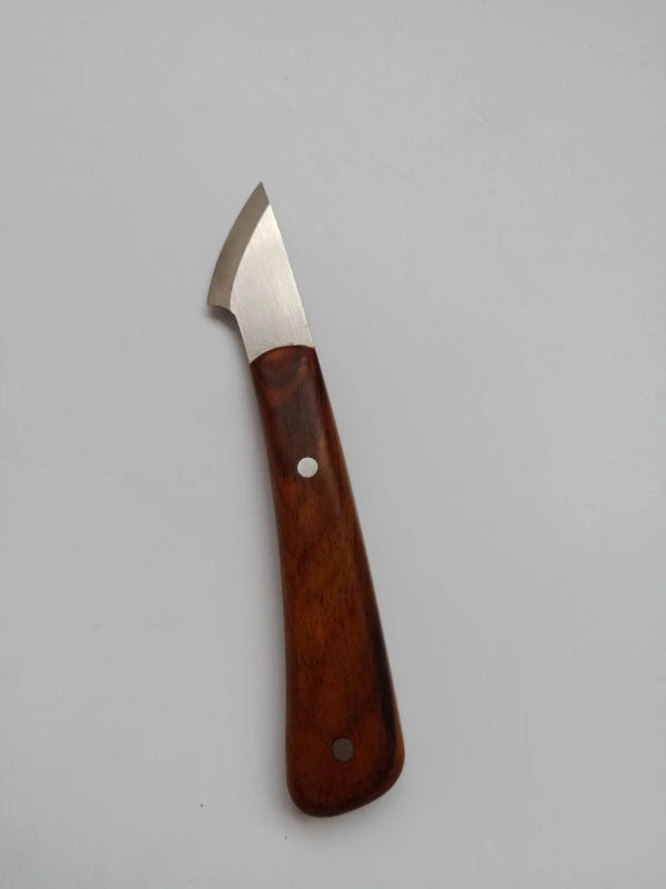 Kevin Lee Small Round Knife for Leatherwork. KL Full-tang small round knife