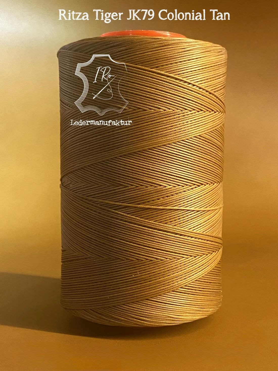 Fil Ritza 25 tigre 1,2 mm bobine 500 m | Fil à coudre pour cuir, ciré. Couture à la main, fil plat
