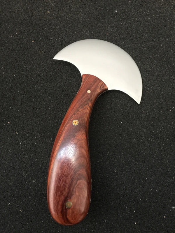 Kevin Lee Small Round Knife for Leatherwork. KL Full-tang small round knife