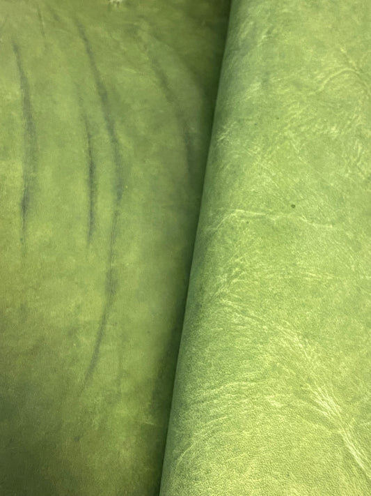 Gemilltes Leder 1,2- 1,4 Sage | La Perla Azzurra