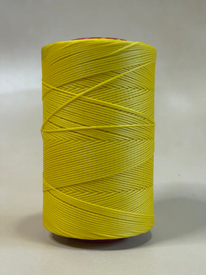 0,6 mm Ritza 25 tigre 100 m Spule | Filo da cucito per pelle, cerato. Punto a mano, forma piatta