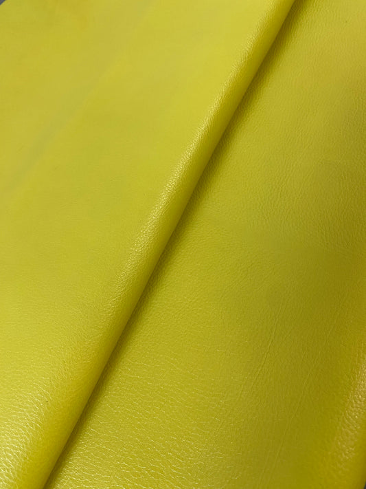 Chèvre nappa jaune | 1mm ZG012