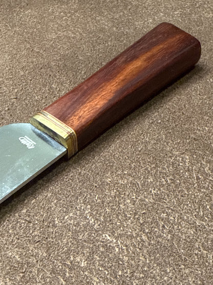 Kevin Lee Messer 3cm, pour les travaux du cuir. Couteau à parer. Couteau à cuir.