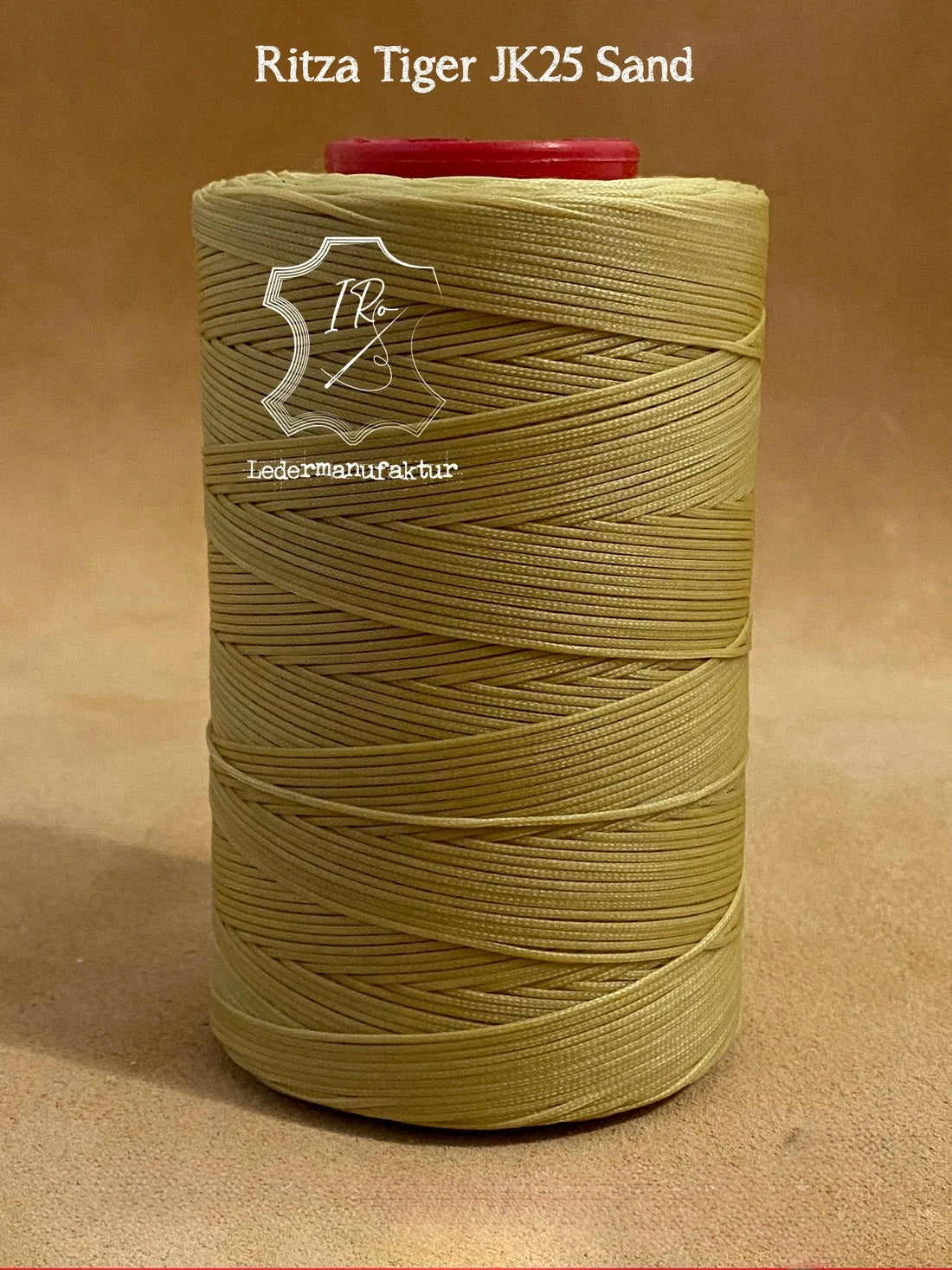Fil Ritza 25 tigre 1,2 mm bobine 500 m | Fil à coudre pour cuir, ciré. Couture à la main, fil plat