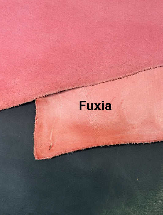 Tempesti Sibilla Liscio 1,8-2,0 mm Hals, col. Fuxia. Gewachstes Leder.