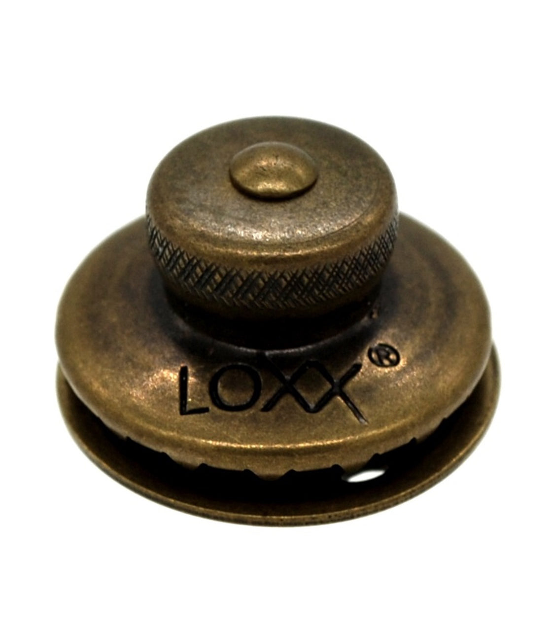 LOXX® Verschluss standard Altmessing kleiner Kopf