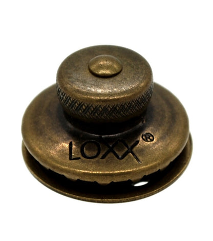 LOXX® Verschluss standard Altmessing kleiner Kopf