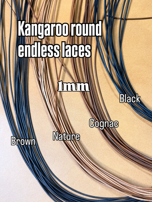 Rundriemen Rundschnur ca. 1,0 mm | Känguru 1m