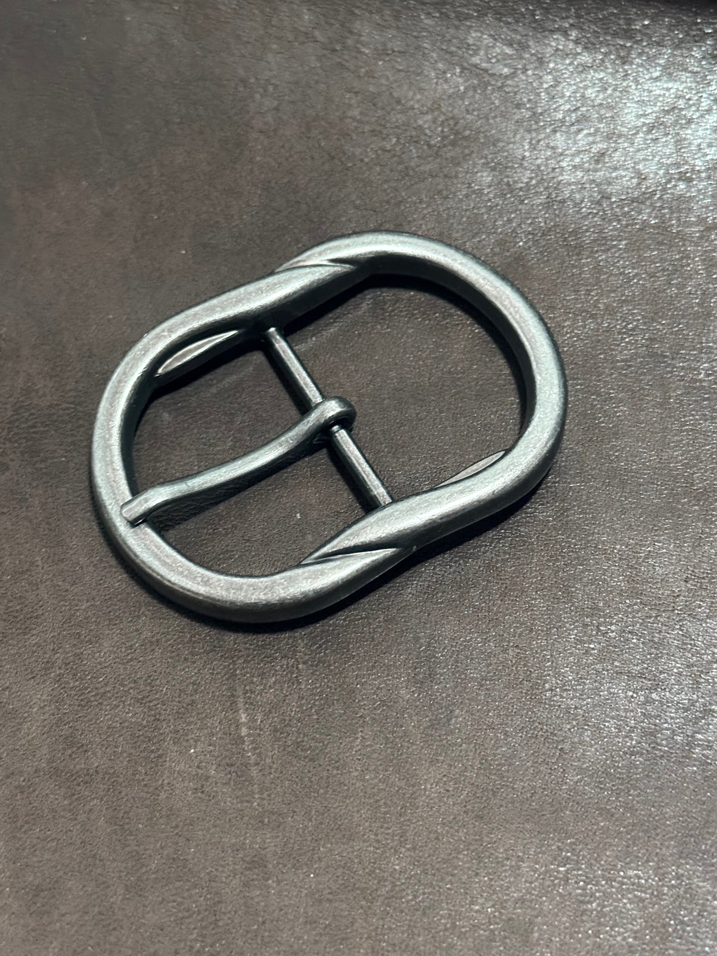 Schnalle Zink Altsilber | Durchlass 38mm / Länge innen 62 mm