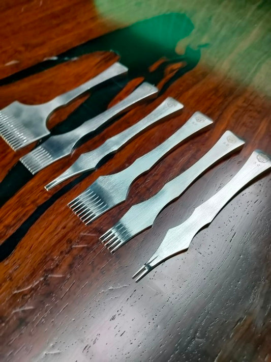 2-piece set Kevin Lee premium prick punch French shape.